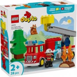 LEGO DUPLO FIRE TRUCK WITH HOSE AND FIREFIGHTER ΓΙΑ 2+ ΕΤΩΝ 28ΤΜΧ 10473