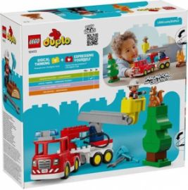 LEGO DUPLO FIRE TRUCK WITH HOSE AND FIREFIGHTER ΓΙΑ 2+ ΕΤΩΝ 28ΤΜΧ 10473