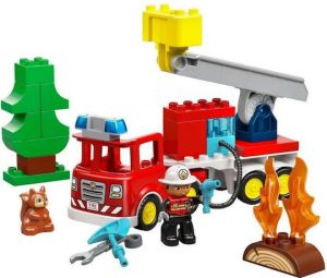 LEGO DUPLO FIRE TRUCK WITH HOSE AND FIREFIGHTER ΓΙΑ 2+ ΕΤΩΝ 28ΤΜΧ 10473