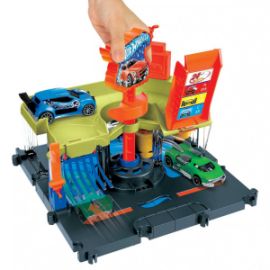 HOT WHEELS ΠΙΣΤΑ DOWNTOWN EXPRESS CAR WASH 