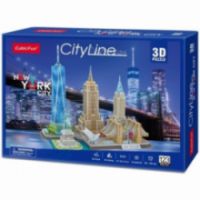 PUZZLE 3D 123 PIECES - CITYLINE: NEW YORK CITY