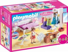 PLAYMOBIL DOLLHOUSE ΥΠΝΟΔΩΜΑΤΙΟ ΜΕ ΑΤΕΛΙΕ ΡΑΠΤΙΚΗΣ 70208