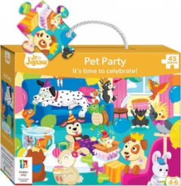 ΠΑΙΔΙΚΟ PUZZLE PARTY ΚΑΤΟΙΚΙΔΙΩΝ 45PCS ΓΙΑ 4+ ΕΤΩΝ HINKLER