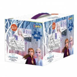 PUZZLE ΧΡΩΜΑΤΙΣΜΟΥ ΚΥΒΟΣ 2 ΟΨΕΩΝ 48TEM 50Χ35ΕΚ FROZEN 2