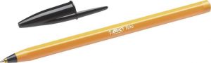BIC ΣΤΥΛΟ BALLPOINT 0.8MM ΜΕ ΜΑΥΡΟ MΕΛΑΝΙ ORANGE ORIGINAL FINE