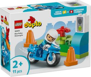 LEGO DUPLO BLUE POLICE MOTORCYCLE ΓΙΑ 2+ ΕΤΩΝ 11ΤΜΧ 10471
