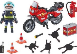 PLAYMOBIL ACTION HEROES ΠΥΡΟΣΒΕΣΤΗΣ ΜΕ ΜΟΤΟΣΙΚΛΕΤΑ ΓΙΑ 4-10 ΕΤΩΝ 71466