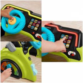 FISHER PRICE LAUGH & LEARN SIT & STEER DRIVER ΕΚΠΑΙΔΕΥΤΙΚΟ ΑΥΤΟΚΙΝΗΤΑΚΙ ΜΕ ΜΟΥΣΙΚΗ, ΦΩΣ ΚΑΙ ΗΧΟΥΣ   