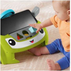 FISHER PRICE LAUGH & LEARN SIT & STEER DRIVER ΕΚΠΑΙΔΕΥΤΙΚΟ ΑΥΤΟΚΙΝΗΤΑΚΙ ΜΕ ΜΟΥΣΙΚΗ, ΦΩΣ ΚΑΙ ΗΧΟΥΣ   