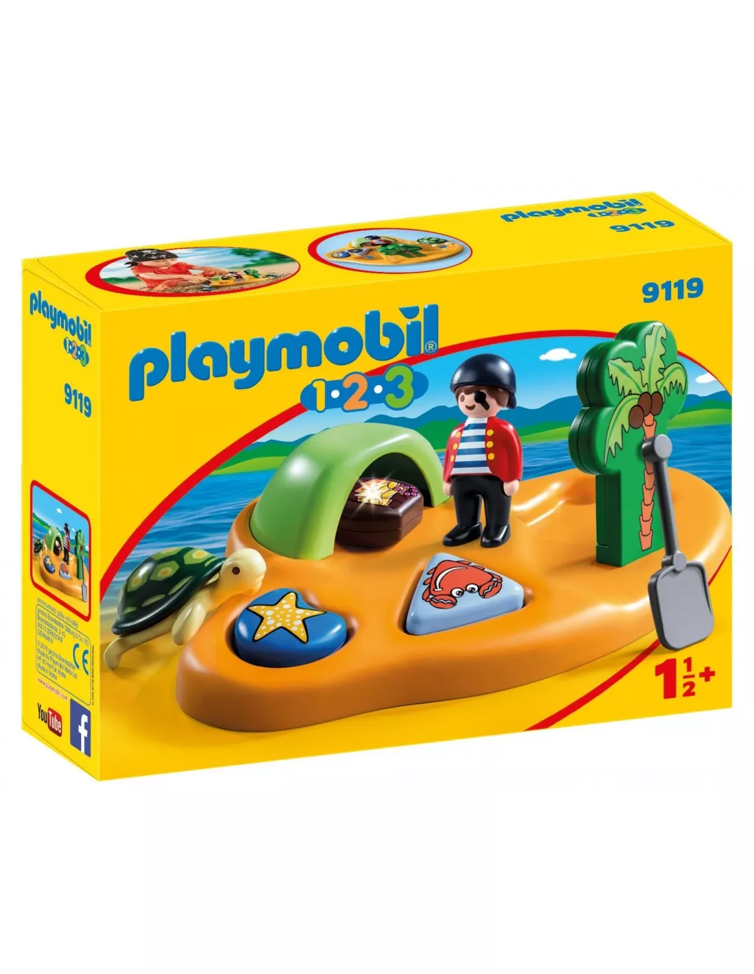 PLAYMOBIL ΠΕΙΡΑΤΙΚΟ ΝΗΣΙ 1.2.3 9119
