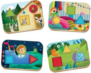 ΠΑΙΔΙΚΟ PUZZLE ΣΦΗΝΩΜΑΤΑ BABY FORM 4PCS EDUCA