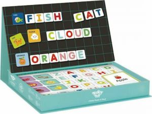 TOOKY TOYS ΑΓΓΛΙΚΟ ΑΛΦΑΒΗΤΟ ΠΙΝΑΚΑΣ ΜΑΓΝΗΤΙΚΟΣ ΔΙΠΛΗΣ ΟΨΗΣ 19X26ΕΚ. 