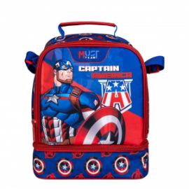 ΤΣΑΝΤΑΚΙ ΦΑΓΗΤΟΥ AVENGERS CAPTAIN AMERICA MUST TEAM ΙΣΟΘΕΡΜΙΚΟ 2 ΘΗΚΕΣ