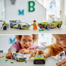 LEGO CITY POLICE CAR AND MUSCLE CAR CHASE 60415 