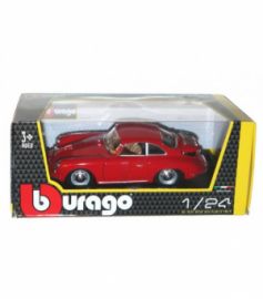ΜΕΤΑΛΛΙΚΟ ΑΥΤΟΚΙΝΗΤΟ BURAGO 1 24 PORSCHE 356B COUPE (1961) RED 18-22079