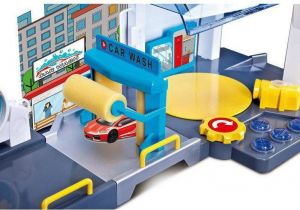 BBURAGO ΠΙΣΤΑ STREET FIRE CAR WASH PLAY SET 