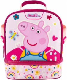 MUST PEPPA PIG ΙΣΟΘΕΡΜΙΚΟ ΤΣΑΝΤΑΚΙ ΦΑΓΗΤΟΥ ΩΜΟΥ Μ20 X Π12 X Υ24CM