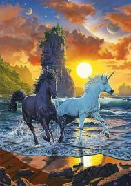 PUZZLE UNICORNS ON BEACH VINCENT HIE 2D 1000 ΚΟΜΜΑΤΙΑ