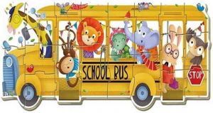 ΠΑΙΔΙΚΟ PUZZLE ANIMALS SCHOOL BUS 19PCS ΓΙΑ 2+ ΕΤΩΝ EDUCA